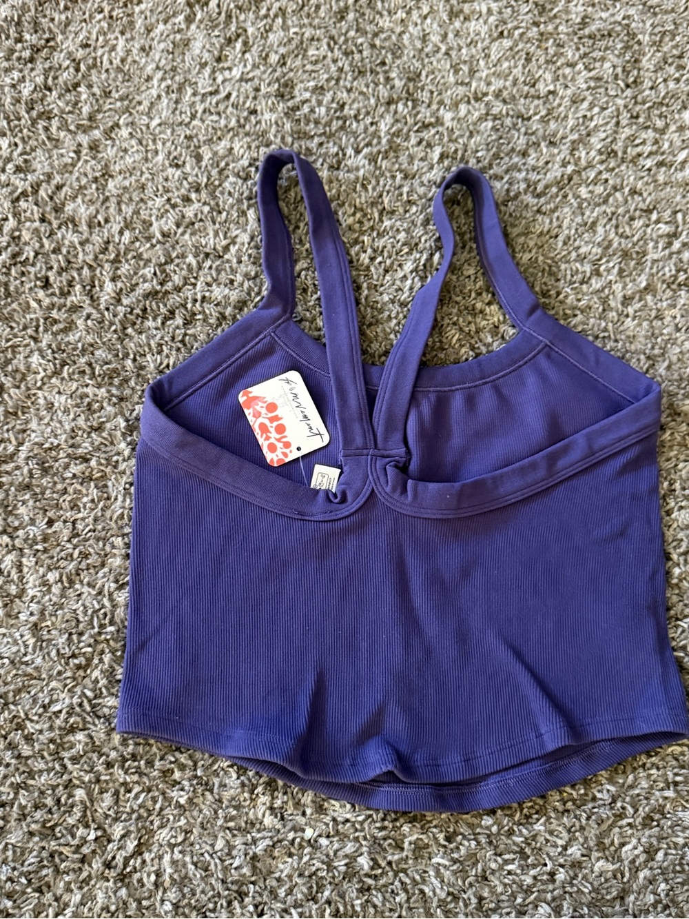 Free People Ribbed Crop Tank Top - Picture 4 of 5